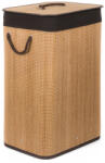 G21 szennyeskosár 72 l, bambusz, barna betéttel (KPG21BAM025NB) - multimaxshop