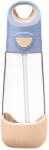 b.box Sticla de baut cu paie 600 ml - piersic (500540)
