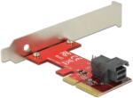 Delock PCI Express x4-kártya 1 x belso SFF-8643 NVMe alacsony profilú formatényezo