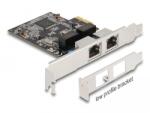 Delock PCI Express x1 card - 2 x RJ45 Gigabit LAN