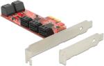 Delock PCI Express Kártya 3 x Külső USB 3.0 + 1 x Külső Gigabit LAN Vékony kivitel