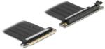 Delock Riser kártya PCI Express 4.0 x16 apa x16 foglalatba 90 -os szögben. 30 cm-es kábellel