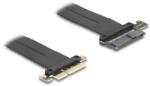Delock Riser kártya PCI Express 3.0 x4 apa U. 2 SFF-8639 SSD slot. kábel 30 cm