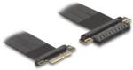 Delock Riser kártya PCI Express 3.0 x4 x4-es apa x8-as bővítőhelyre. 30 cm-es kábellel
