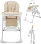 KinderKraft Tummie beige Scaun de masa bebelusi, inaltator