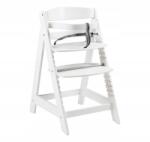 roba Sit Up Click lemn alb Scaun de masa bebelusi, inaltator