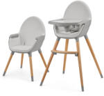 KinderKraft Fini 2 2in1 grey Scaun de masa bebelusi, inaltator