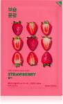 Holika Holika Pure Essence Strawberry fehérítő gézmaszk az egységes tónusú bőrért 23 ml