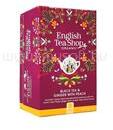 English Tea Shop Fekete tea 20x2 g English Tea Shop 20, bio gyömbér, barack (ETS_65669) (ETS_65669)