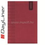 Dayliner Tárgyalási napló Tucson B5 napló, fehér lapokkal piros 2026. (DAYLINER_582670) (DAYLINER_582670)