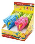 Keyroad Olló 13 cm tompa fejű 20 db/display For Kids vegyes színek (KEYROAD_38437) (KEYROAD_38437)