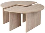 ASIR GROUP Masă de cafea LUVIA, decor marmură bej (AS3255) Masa de cafea