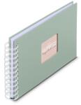 Hama 00009866 fotóalbum és lapvédő Zöld 50 lapok Spirálkötés (9866)