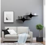 ASIR GROUP Etajeră de perete SUSEN 69x135 cm albă/neagră (AS1267) Raft