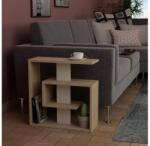 ASIR GROUP Măsuță laterală SALY 57x55 cm bej/maro (AS0796) Masa de cafea