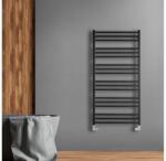 P.M.H. P. M. H. AV4B - Radiator de baie tip scară AVENTO, 567 W, 121 cm, negru (PM0005)