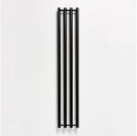 P.M.H. P. M. H. R2B - Radiator portprosop pentru baie ROSENDAL, 350 W, 150 cm, negru (PM0030)