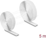 Delock Kábelkötegelő Fehér 5m 19062 (19062)