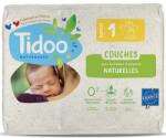 Tidoo T1 pelenka, 2-5 kg, ECO hipoallergén, Újszülötteknek, 1-es méret, 24 db