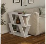ASIR GROUP Măsuță laterală LAZENA 57x60 cm albă (AS0657) Masa de cafea