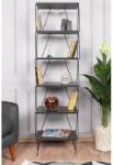 ASIR GROUP Bibliotecă BALABAN 165x48 cm antracit/neagră (AS0913) Biblioteca