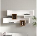 ASIR GROUP Raft de perete KAREN 120 x 72, 2 cm, alb/nuc (AS1536) Raft