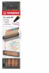 STABILO Tűfilc készlet, 0, 4 mm, STABILO Point 88 , 10 db-os asztali készlet (TST88105) - papirdepo