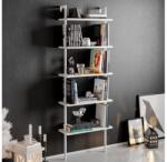 ASIR GROUP Bibliotecă de perete PAULA 174x60 cm albă (AS1277) Raft