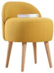Asir Taburet NIKI, Ø 46 cm, galben (AS3011)