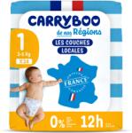 Carryboo Regions C1 pelenka, 2-5 kg, Illatanyag nélkül, Újszülötteknek, 1-es méret, 24 db