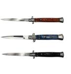 Depox Három automata kés készlet, olasz modell, 33 cm, Multicolor, tokkal (G115+G116+G128)