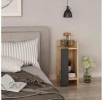 ASIR GROUP Noptieră ELOS 60x25 cm maro/antracit (AS0662)