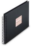 Hama 00009834 fotóalbum és lapvédő Fekete 100 lapok 10 x 15 Spirálkötés (9834)