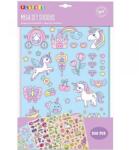 playbox PlayBox: Unikornis mintás mega matrica szett - 500db-os