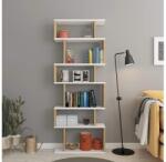 ASIR GROUP Bibliotecă BATES 160x60 cm alb/stejar (AS1937) Biblioteca