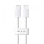 Mcdodo Cablu Date si Incarcare USB-C - USB-C McDodo CA-5690, 60W, 1m, Alb - evomag