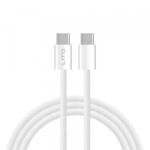 Lito Cablu Date si Incarcare USB-C - USB-C Lito LD04CC, 60W, 1m, Alb - evomag