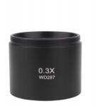 Rosfix Lencse sztereó mikroszkóphoz, Rosfix, Nagyítás 0, 3X, Fekete (276F-8571A)