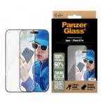 Panzer Folie de protectie Ecran PanzerGlass Ultra-Wide Fit pentru Apple iPhone 16 Plus / 15 Plus, Sticla Securizata, Full Glue