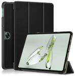 Gigapack tabletvédő álló, bőr hatású, aktív flip, oldalra nyíló, trifold, asztali tartó, fekete, kompatibilis: OnePlus Pad Go (GP-158853)