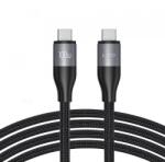 Lito Cablu Date si Incarcare USB-C - USB-C Lito LD23CC, 100W, 1m, Gri - evomag