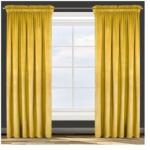 Eurofirany Rosa függöny, mustársárga, 140x270cm (dropkz_5903571042699)