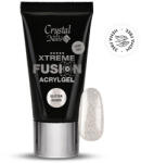 Crystalnails Crystal Nails Xtreme Fusion HEMA Free AcrylGel Glitter Silver 27ml (30g) TF