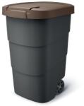 Prosperplast Kerekes Prosperplast szemeteskuka, 90 l, fekete-barna (80990)