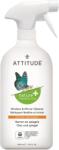 ATTITUDE Üveg- és tükör tisztítószer citrom illattal, 800 ml