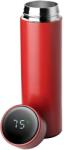 Teno Okos Termosz Teno®, LED kijelző, érintőképernyő, szűrő és infúzió, dupla falú, szivárgásmentes kupak, hőszigetelés, 500 ml, piros (TENO2045)