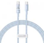 Baseus Cablu Date si Incarcare USB-C - USB-C Baseus Gem P10373000311-00, 100W, 1m, Albastru