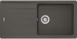 SCHOCK Schock Element D-100L konyhai mosogatótálca Cristalite Asphalt 1000 x 500 mm, gránit kompozit, megfordítható, hagyományos beépítés, aszfaltszürke (ELED100LASPH)