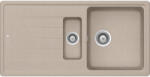 SCHOCK Schock Element D-150 konyhai mosogatótálca Cristalite Sabbia 1000 x 500 mm, gránit kompozit, megfordítható, hagyományos beépítés, homok (ELED150SABB)