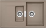 SCHOCK Schock Mono D-150 konyhai mosogatótálca Cristadur Green Line Twilight 860 x 510 mm, gránit kompozit, megfordítható, hagyományos beépítés, taupe szürke (MOND150TWIL)
